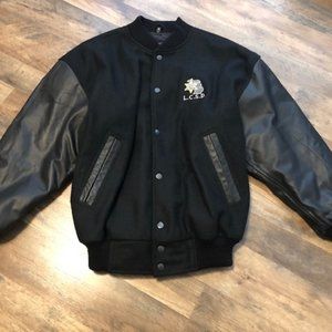 Burks Bay Livingston Michigan Sheriff small wool leather jacket Alto Reed Estate